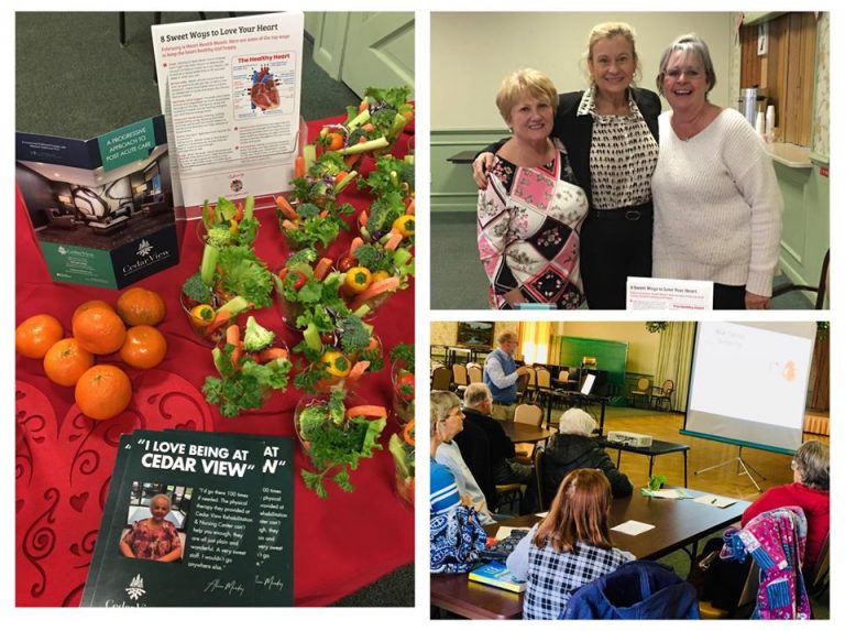 Heart Healthy Treats at the Methuen Senior Center Cedar